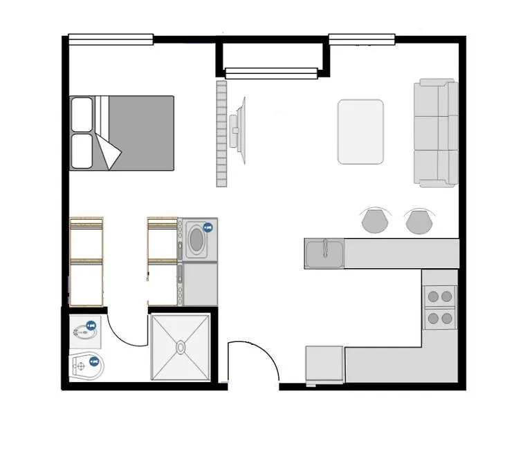 Modern Apartment In New Building. Bogotá